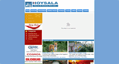 Desktop Screenshot of hoysalatours.com